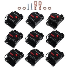 Breaker Inline 20-300A Circuit Stereo AMP Fuse For Car Audio RV Marine Reset