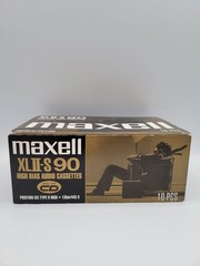 Maxell XLII-S 90 High Bias Type II Blank Audio Cassette Tapes 10 PACK Sealed NOS