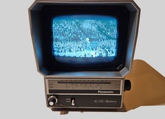 Vintage 1984 Panasonic TR-5045p Mini Retro CRT TV – TESTED and WORKS