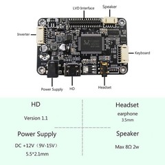 Vsdisplay 10.4 10.4 Inch 1024X768 600Nit Ips Lcd Screen Vs104T-004A Audio Lcd