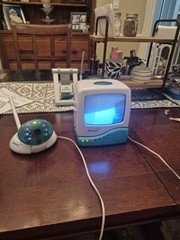 Vintage 2004 Summer Infant Mini CRT TV & Camera Bundle 201A Retro Works!