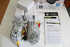 Night Owl CAM-2PK-7HDA-BB 720p HD Black Security Cameras w/ Night Vision Cables