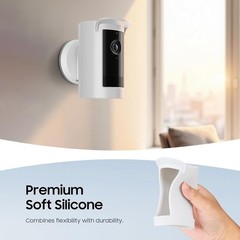 Silicone Case for Ring Outdoor Cam Plus (2025 Release) Soft Silicone Skin Cover