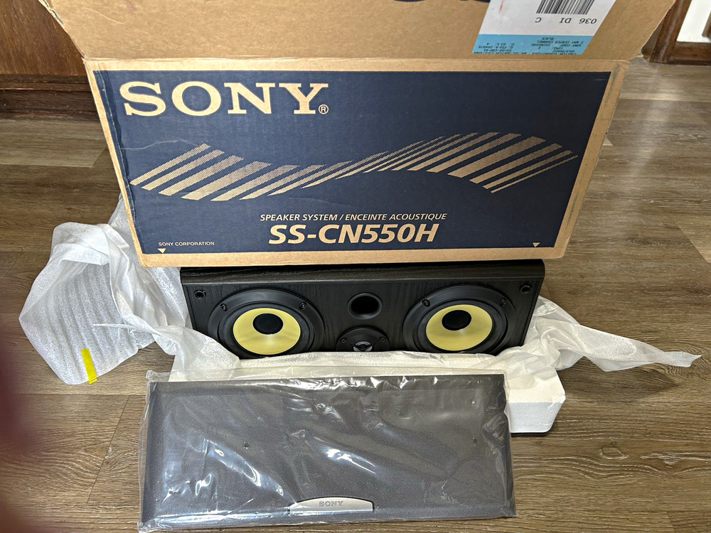 Sony SS-CN550H Center Speaker 1.0 Channel Wired Rectangular Black