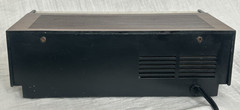Vintage SEARS FM/AM Digital Clock Transistor Radio Wood Grain Hong Kong WORKS!