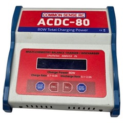 Common Sense RC Multi-Chemistry Balancing Charger Lithium NiCad/NiMH 80W – 8A