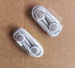 2X Authentic Apple iPod iPhone Earphones Headphones Earbuds+Remote Control+Mic