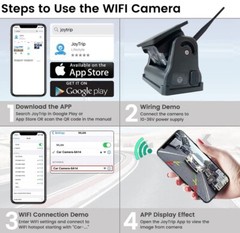 Wireless WiFi Magnetic Battery Powered Backup Camera For iOS&Android Smartphone