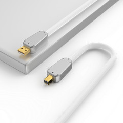High-End Pure SILVER USB A to B Audio Cables USB 2.0 Interconnect Cable