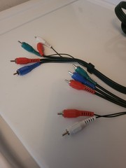 6 FT Component Video Cable with Audio Red Green Blue RGB for HDTV DVD VCR 5 RCA