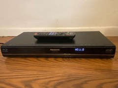 Panasonic DMP-BDT100 3D Blu-Ray DVD CD Disc Player With Remote Home Theater