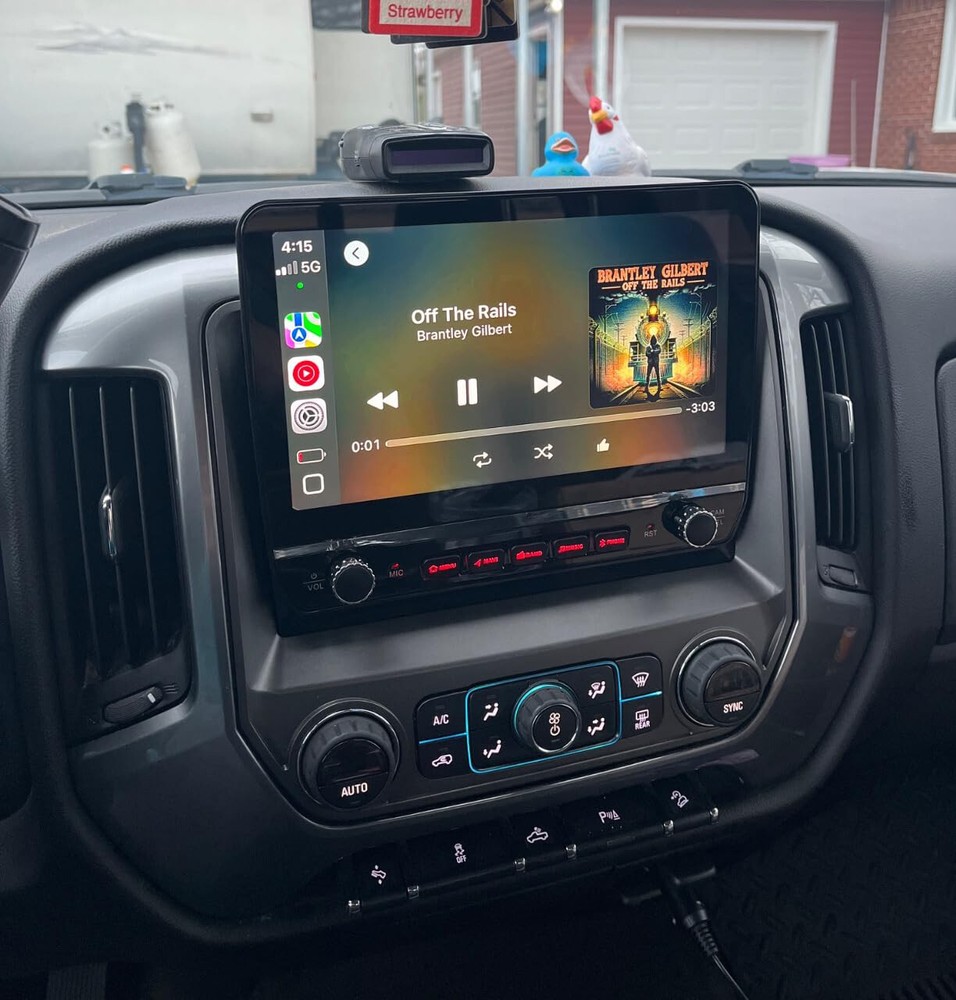 Apple Carplay Car Stereo Radio Nav For 2014-2018 Chevy Silverado GMC Sierra 1500