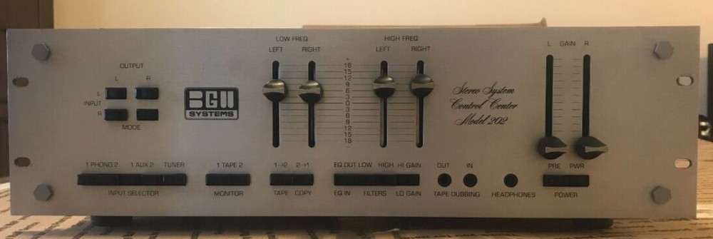 BGW 202 “RARE VINTAGE” Professional Pre Amp “Made In U.S.A.”