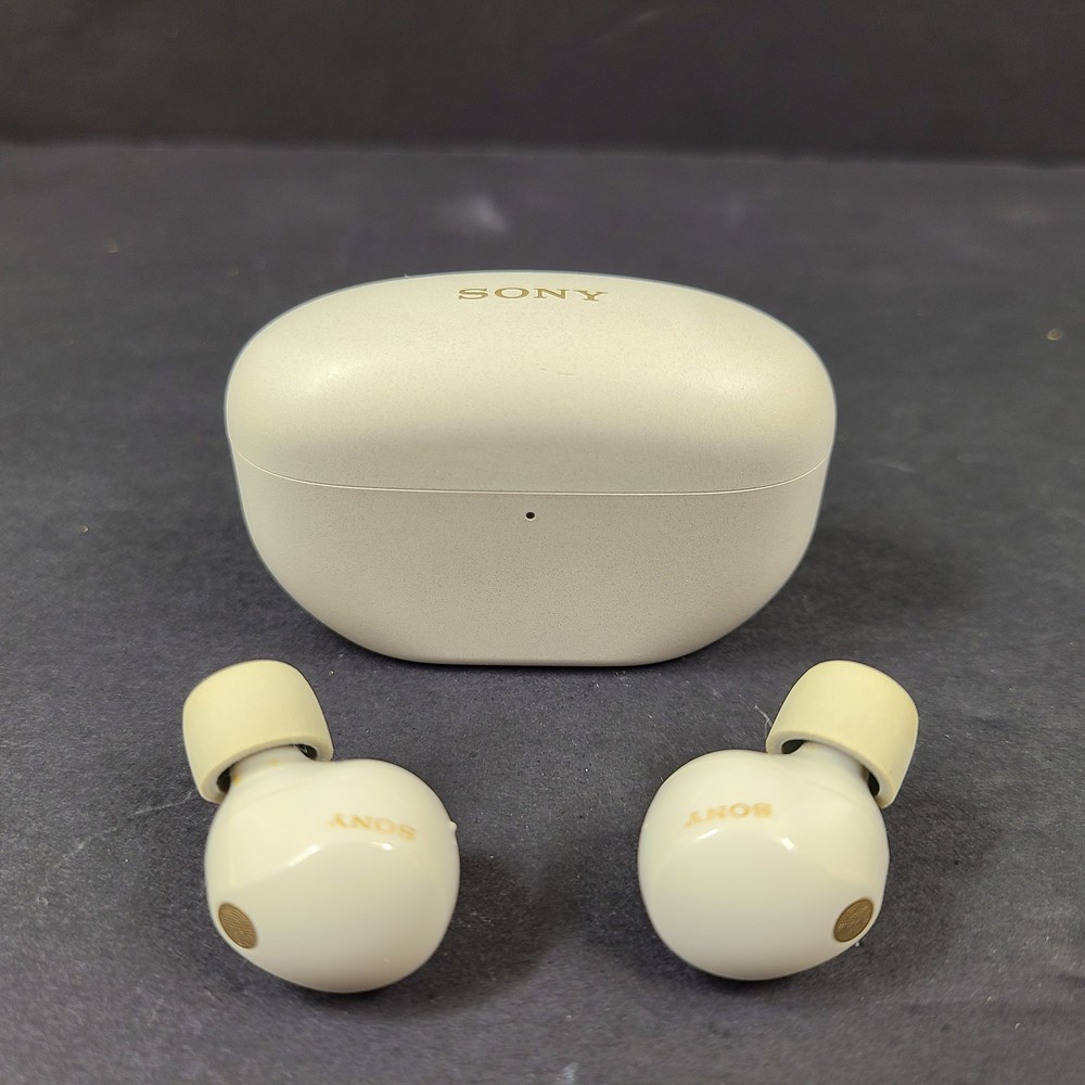 Sony WF-1000XM5 Noise Canceling Wireless Earbuds + Charging Case – Gray