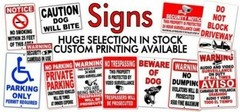 Warning Property Protected By Attack Dog Do Not Enter Metal Sign beware dog BD20
