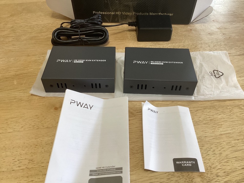 PWAY 4K @60Hz HDMI Over Ethernet Extender