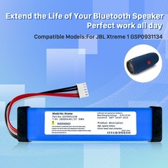 18000MAH Battery for JBL Xtreme Extreme Portable Speaker GSP0931134