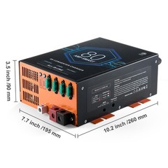 VEVOR RV Converter 80 Amp 110V AC to 12V DC RV Power Converter Battery Charger