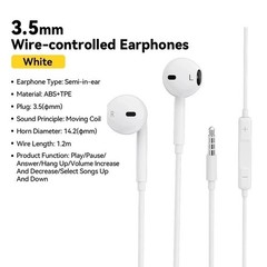 Essager 3.5mm Wired Earphones In-Ear Headset with Microphone Stereo Headphones