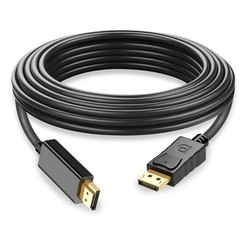 LOT Display Port to HDMI Cable DP Adapter Converter Audio Video PC HDTV 1080P