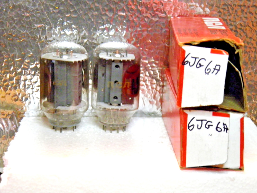 CLOSELY MATCHED RCA 6JG6A/6JR6/6JT6A/6KV6A NOS/NIB VACUUM TUBES