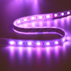Silicone Tube Sleeve Rubber LED Strip Dustproof Cover Fit for 8mm Wide Strip 5m