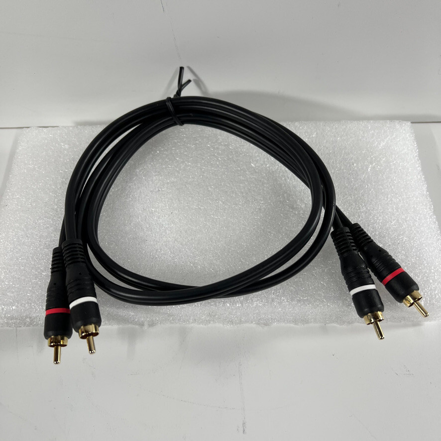 Lot of 2 Fluance 45″ Premium Grade Low Capacitance RCA Audio Cable Gold Plated