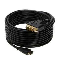 DVI-D Male to HDMI Male Cable Gold 24+1 HDTV PC 1.5ft 3ft 6ft 10ft 15ft 25f 50ft