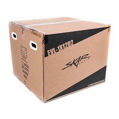NEW SKAR AUDIO EVL-1X12D2 – SINGLE 12″ 2500 WATT VENTED LOADED SUB BOX ENCLOSURE