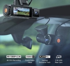 Vantrue N4 Pro S (N4 Pro S) 3 Channel Dashcam 4K + 1080P + 2.5K Optional LTE