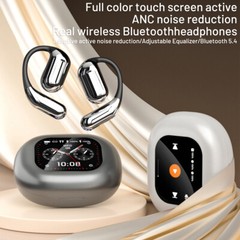 TWS Earbuds 40Hr LCD Touch Screen Noise Cancelling Bluetooth 5.4 Wireless IPX7