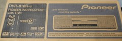 Pioneer DVD Recorder Model DVR-810H-S. TIVO HDD DVD 80hrs w/remote. Tested-works