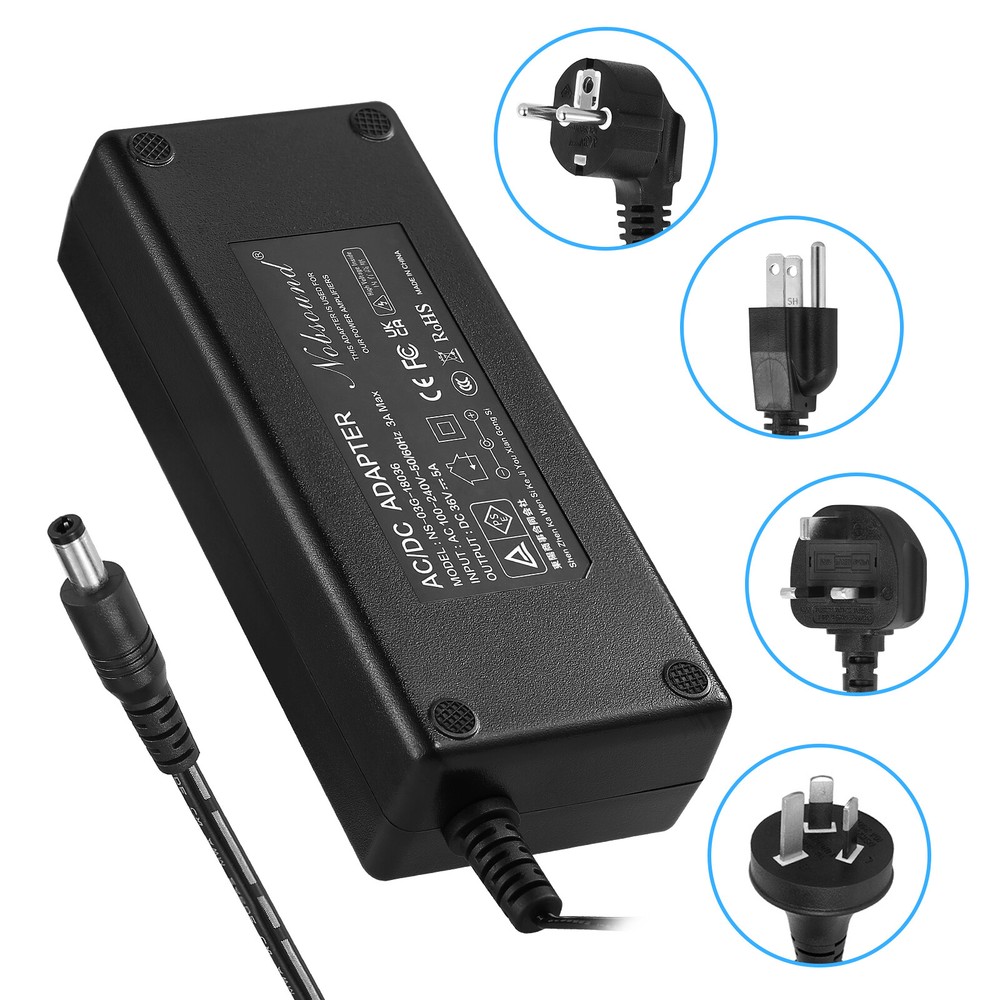 Douk Audio DC 19/24/32/36/48V Power Supply Adapter AC 100-240V Transformer