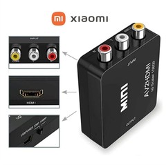 Xiaomi RCA AV to HDMI Converter, HDMI to RCA Composite Audio Video CVBS Adapter