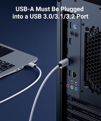 Durable 16FT USB-C to USB 3.0 Link Cable for PCVR Experience with Oculus & Meta