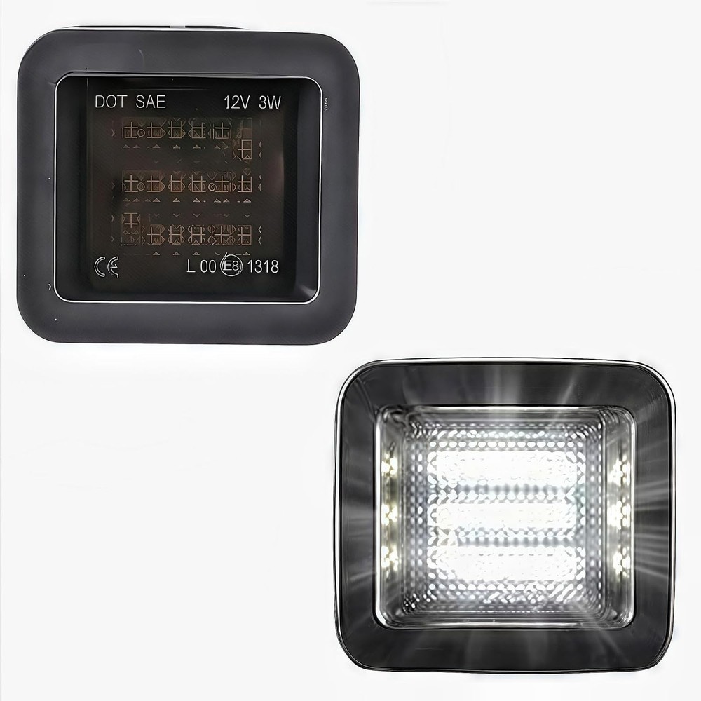 2015-2025 F150 Raptor LED License Plate Light Assembly Smoked Lens–Compatible