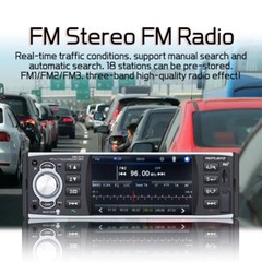 Single 1 Din Touch Screen 4″ In-Dash Head Unit Car Radio Stereo Bluetooth RDS/AM