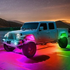 1Set 2/8/10/12 Pods C2 Max RGB-IC LED Rock Lights Underbody Extend Up to 24 Pods