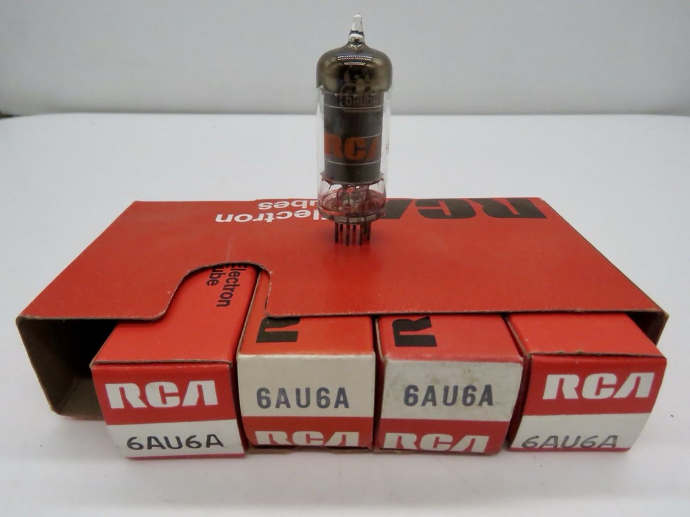 Lot of 4 RCA 6AU6A Tubes – Tested