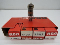 Lot of 4 RCA 6AU6A Tubes – Tested