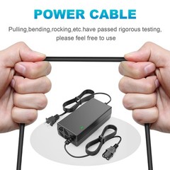 150W 59V 2.5A Charger For 48V Lead Acid Battery 3-Hole T-Plug Power Adapter
