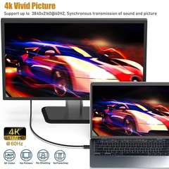 Mini DisplayPort DP Thunderbolt to HDMI Cable Adapter HD 4K for MacBook Surface