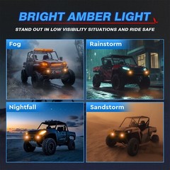 1Set Plug and Play Turn Signal Horn Street Legal Kit For Polaris Can-Am Kawasaki