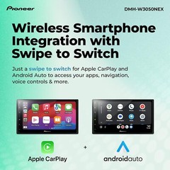Pioneer DMH-W3050NEX 6.8″ Car Stereo Receiver w/ Apple CarPlay & Android Auto
