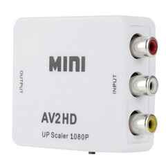 HDMI to RCA AV CVBS Video Converter Adapter 1080P NTSC PAL for TV DVD VCR PC