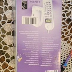 Uniden EXI4560 2.4 GHz Cordless Phone, White, 1 Handset, Caller ID