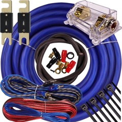 Complete Gravity Elite 0 Gauge Amp Kit Amplifier Install Wiring 0 Ga Wire 500…