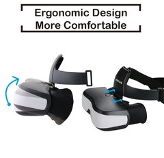 Bigeyes H1 Head Mounted Display – 3D Side-by-Side Video, HD Big Screen, HDMI …