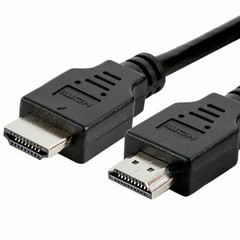 Pack of 3 Digital High-Speed 1.4 HDMI Cables PVC 2160p Black Cord (6 feet)