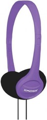 Portable On-Ear Headphone with Adjustable Headband – Violet